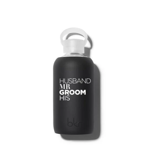 JET GROOM LITTLE BOTTLE 500ML (16OZ) -Drinkware Shop bkr glass water bottle 16oz jet groom 500ml 16 oz bkjgrpt s16ht 812746027346 33549094289579