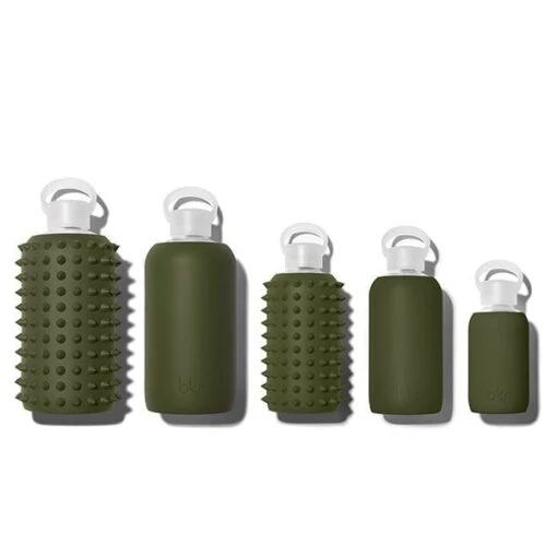 OLIVE LITTLE BOTTLE 500mL (16 OZ) -Drinkware Shop bkr glass water bottle 16oz olive 500ml 16 oz grolvpb s16ht 810095830808 33549257244843