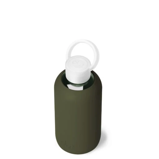 OLIVE LITTLE BOTTLE 500mL (16 OZ) -Drinkware Shop bkr glass water bottle 16oz olive little bottle 500ml 16 oz grolvpb s16ht 810095830808 35566587642027