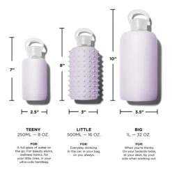 LALA SPIKED LITTLE BOTTLE 500ML (16OZ) -Drinkware Shop bkr glass water bottle 16oz spiked lala 500ml 16 oz vtllapk s16ht 812746022075 33549117718699