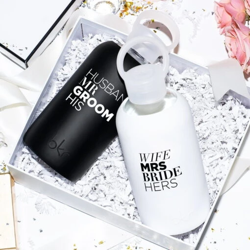 WINTER BRIDE LITTLE BOTTLE 500ML (16OZ) -Drinkware Shop bkr glass water bottle 16oz winter bride 500ml 16 oz wtwbrpt s16ht 812746027315 33549146390699