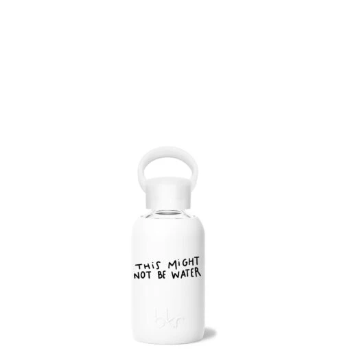 WINTER NOT WATER TEENY BOTTLE 250ML (8OZ) -Drinkware Shop bkr glass water bottle 8oz winter not water teeny bottle 250ml 8oz wtnwwpt s08ht 0 36303492645035