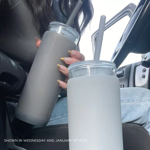 WEDNESDAY DEMI CUP 500mL (16oz) -Drinkware Shop bkr insulated glass tumbler 16oz wednesday cup 500ml 16oz bkwdntb l16ht 810095831430 34381278609579