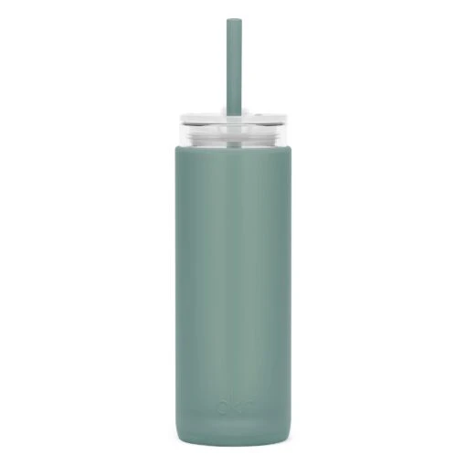 OCEAN & SEA FOREST - DEMI CUP SIP KIT 500ML (16oz) -Drinkware Shop bkr insulated sip kit double wall glass silicone tumbler silicone straw 16oz ocean sea forest demi cup sip kit 500ml 16oz 35616539213995