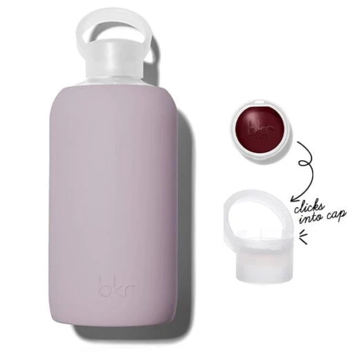 SLOANE KISS KIT 1L (32 OZ) WITH BITTEN BALM -Drinkware Shop bkr kiss kit lip balm glass water bottle 32oz sloane kiss kit 1l 32 oz with bitten balm vtskbpb g32pb 33549441007787