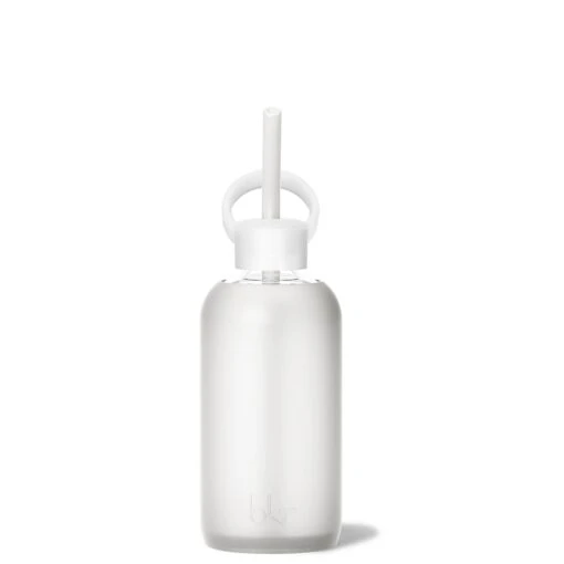 FROST - LITTLE BOTTLE SIP KIT 500ML (16 OZ) -Drinkware Shop bkr sip kit silicone straw cap glass water bottle 16oz frost little bottle sip kit 500ml 16 oz wtfskpb t16pb 34994505973931