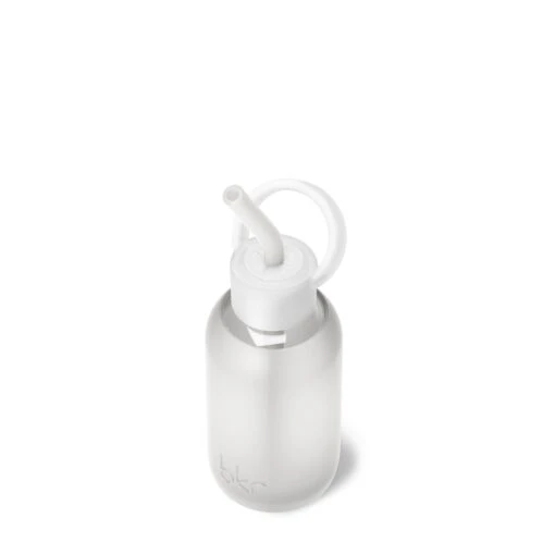 FROST - TEENY BOTTLE SIP KIT 250ML (8 OZ) -Drinkware Shop bkr sip kit silicone straw cap glass water bottle 8oz frost teeny bottle sip kit 250ml 8 oz wtfskpb t08pb 34994507055275