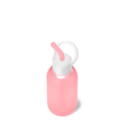 ROSE & THE CHAMPAGNE PINKS - TEENY BOTTLE SIP KIT 250ML (8 OZ) -Drinkware Shop bkr sip kit silicone straw cap glass water bottle 8oz rose the champagne pinks teeny bottle sip kit 250ml 8 oz pkrcppb t08pb 35005366665387